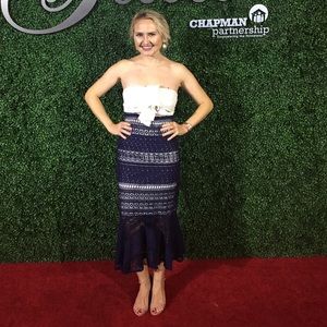 Giani Bini MIDI mermaid dress with bow